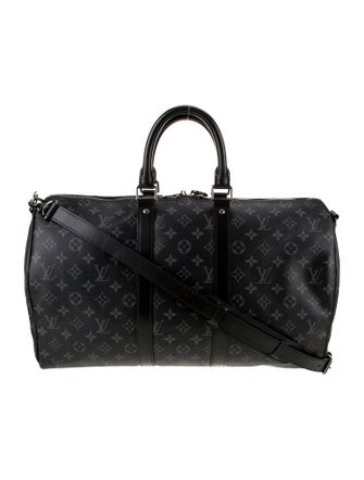 Louis Vuitton Monogram Eclipse Keepall Bandouliere 45