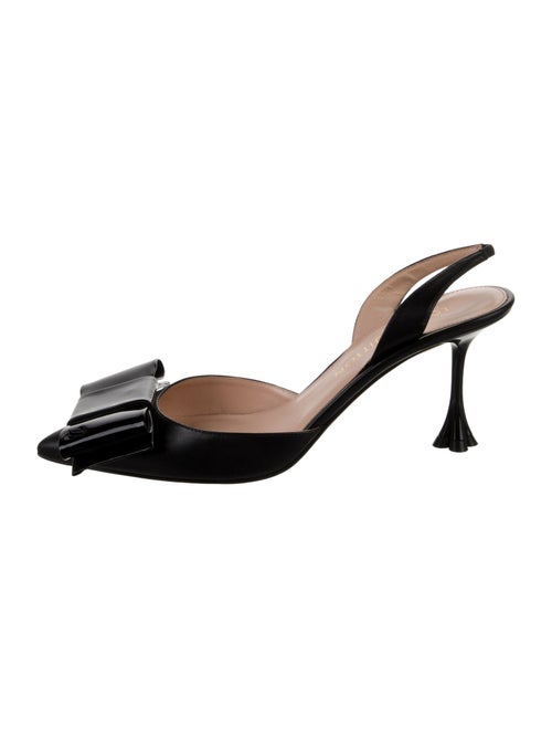 Louis Vuitton LV Monogram Patent Leather Slingback Pumps