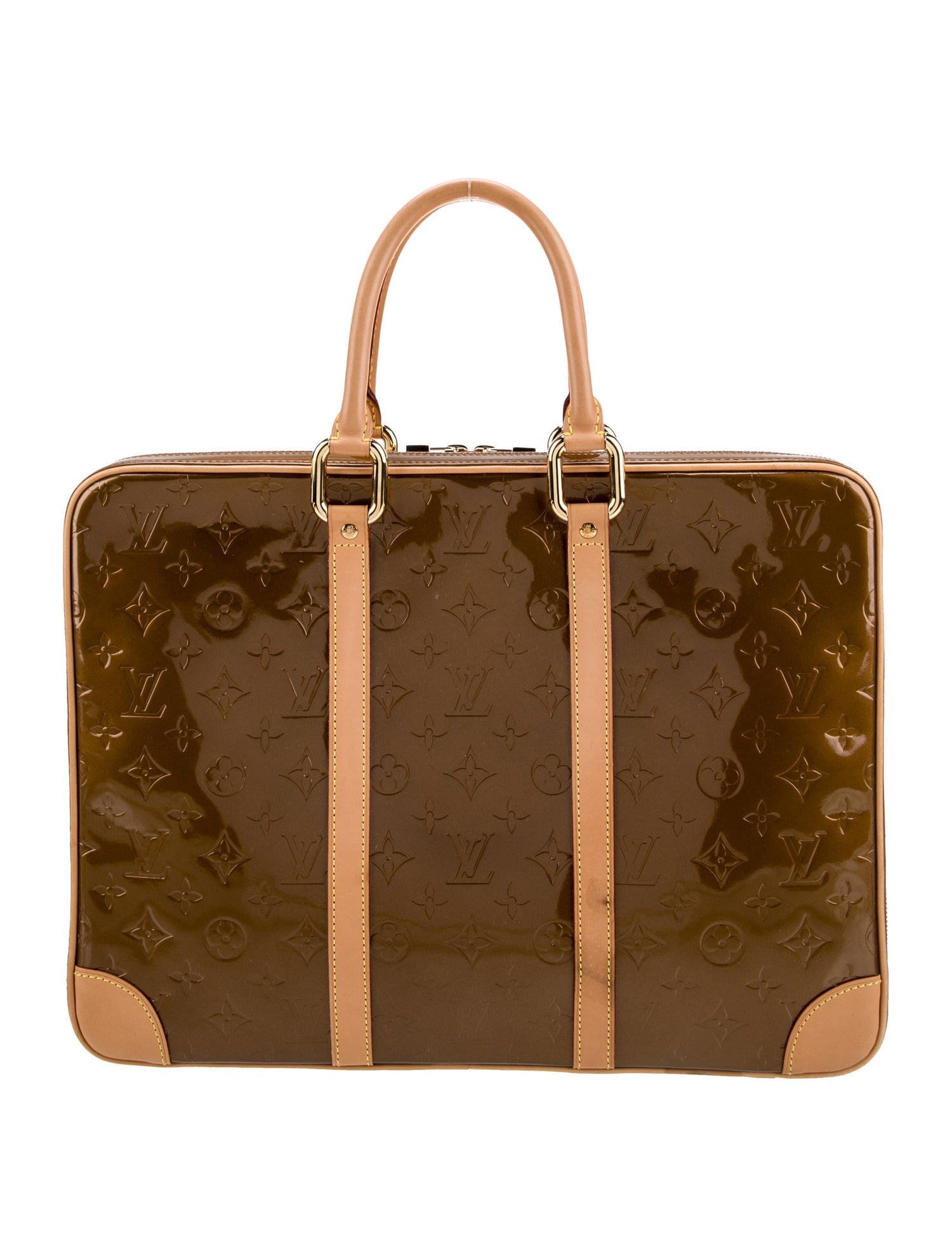 Louis Vuitton Monogram Vernis Vernis Vandam Briefcase Vintage