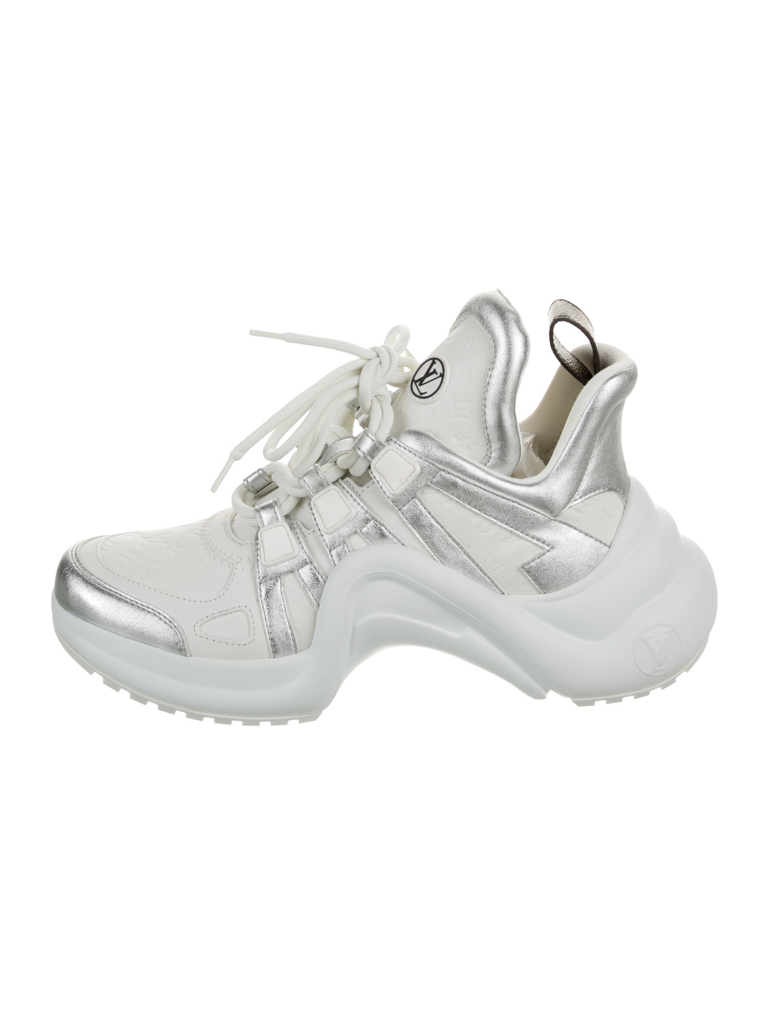 Louis Vuitton LV Monogram Leather Chunky Sneakers w/ Tags