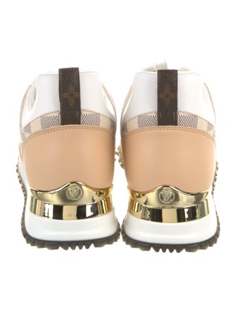 Louis Vuitton Damier Azur Pattern Leather Sneakers