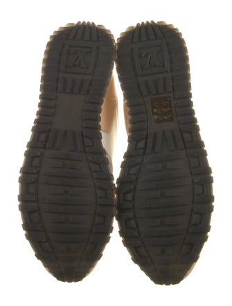 Louis Vuitton Damier Azur Pattern Leather Sneakers