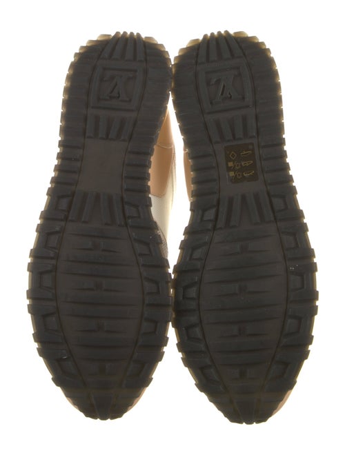 Louis Vuitton Damier Azur Pattern Leather Sneakers