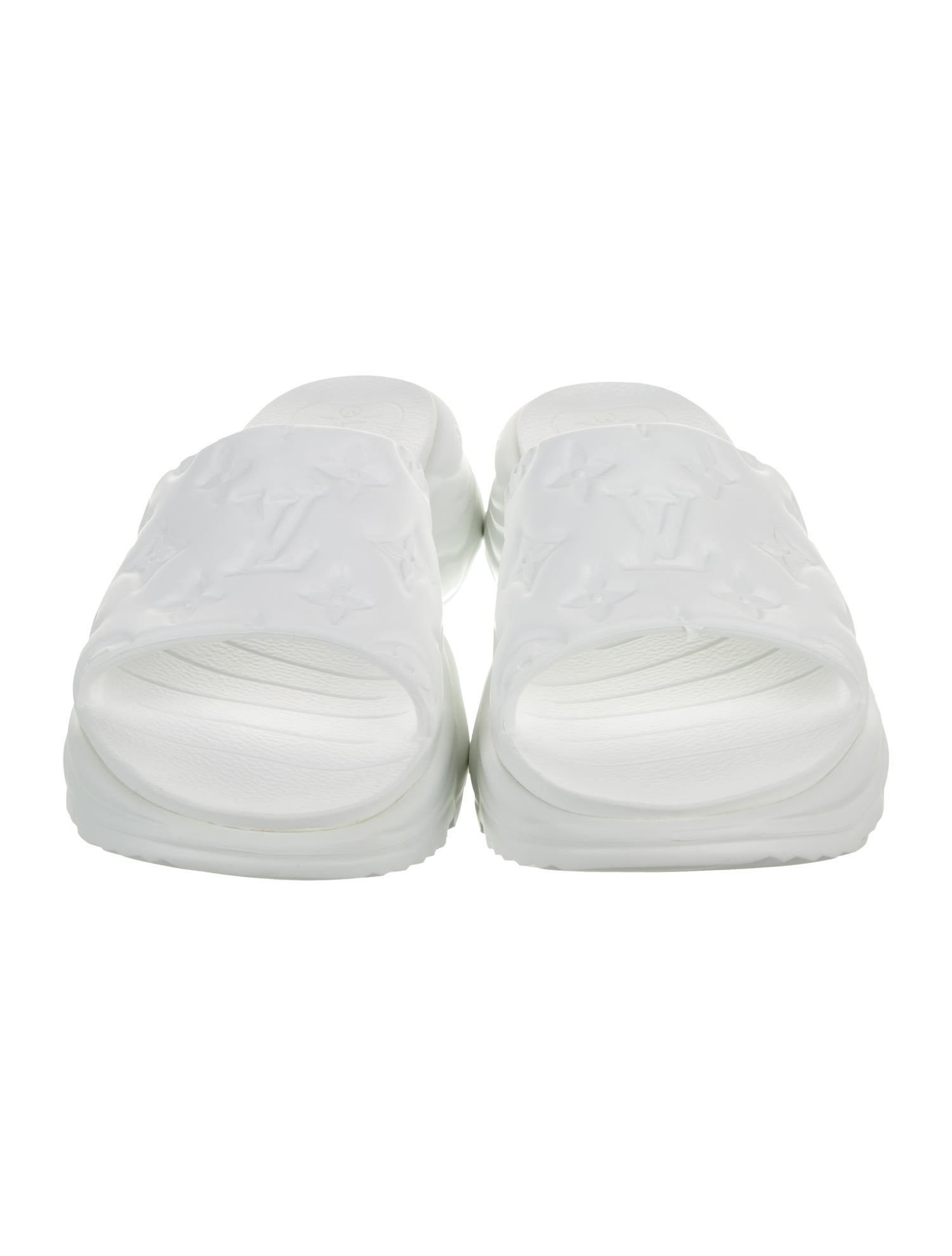 Louis Vuitton LV Monogram Rubber Slides