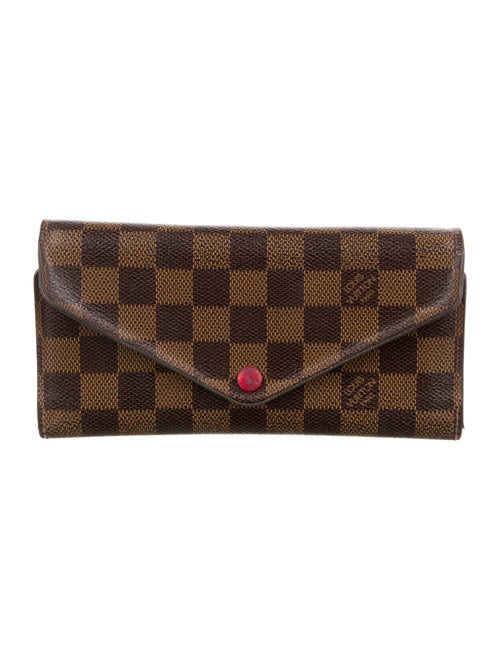 Louis Vuitton 2014 Damier Ebene Pattern Josephine Wallet
