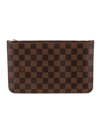 Louis Vuitton Damier Ebene Neverfull Pouch