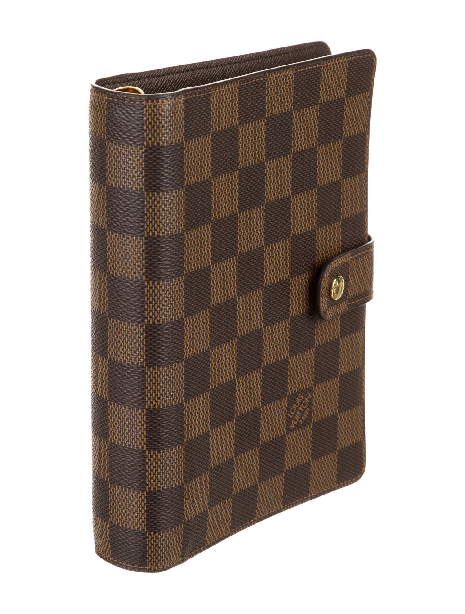 Louis Vuitton Damier Ebene Medium Ring Agenda Cover