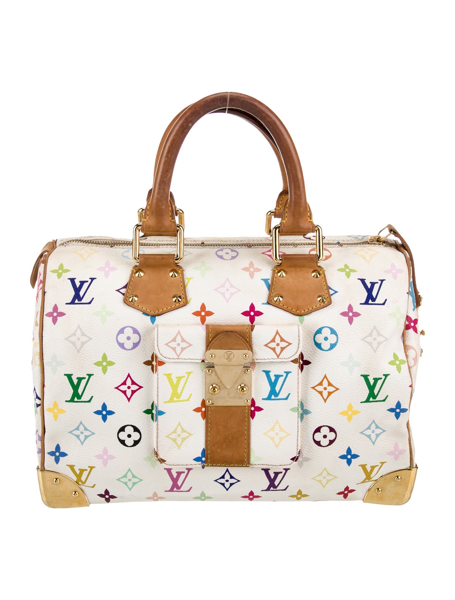 Louis Vuitton Multicolore Monogram Speedy 30 Vintage