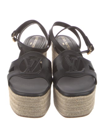 Louis Vuitton Monogram Pattern Leather Espadrilles
