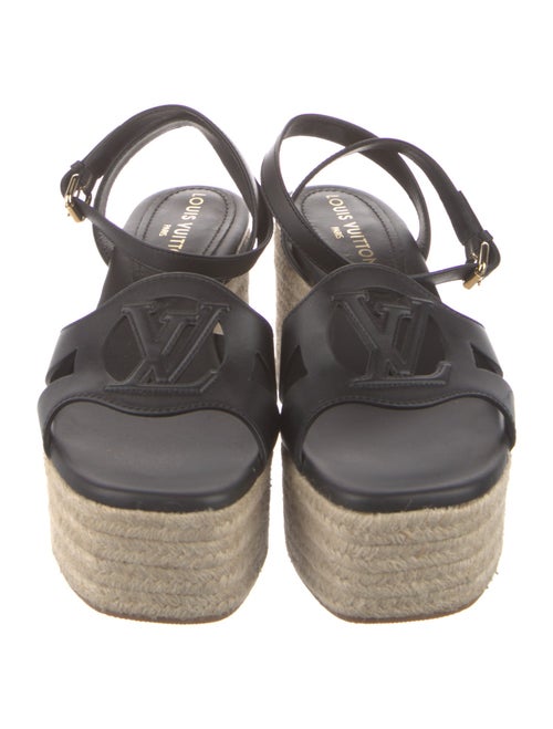 Louis Vuitton Monogram Pattern Leather Espadrilles