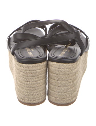 Louis Vuitton Monogram Pattern Leather Espadrilles