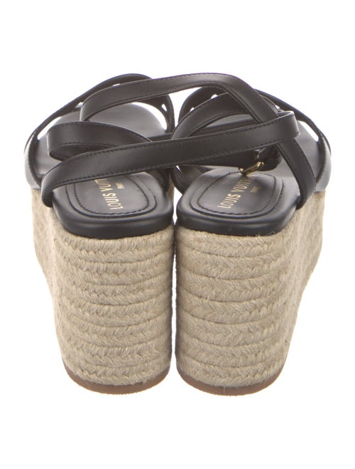 Louis Vuitton Monogram Pattern Leather Espadrilles