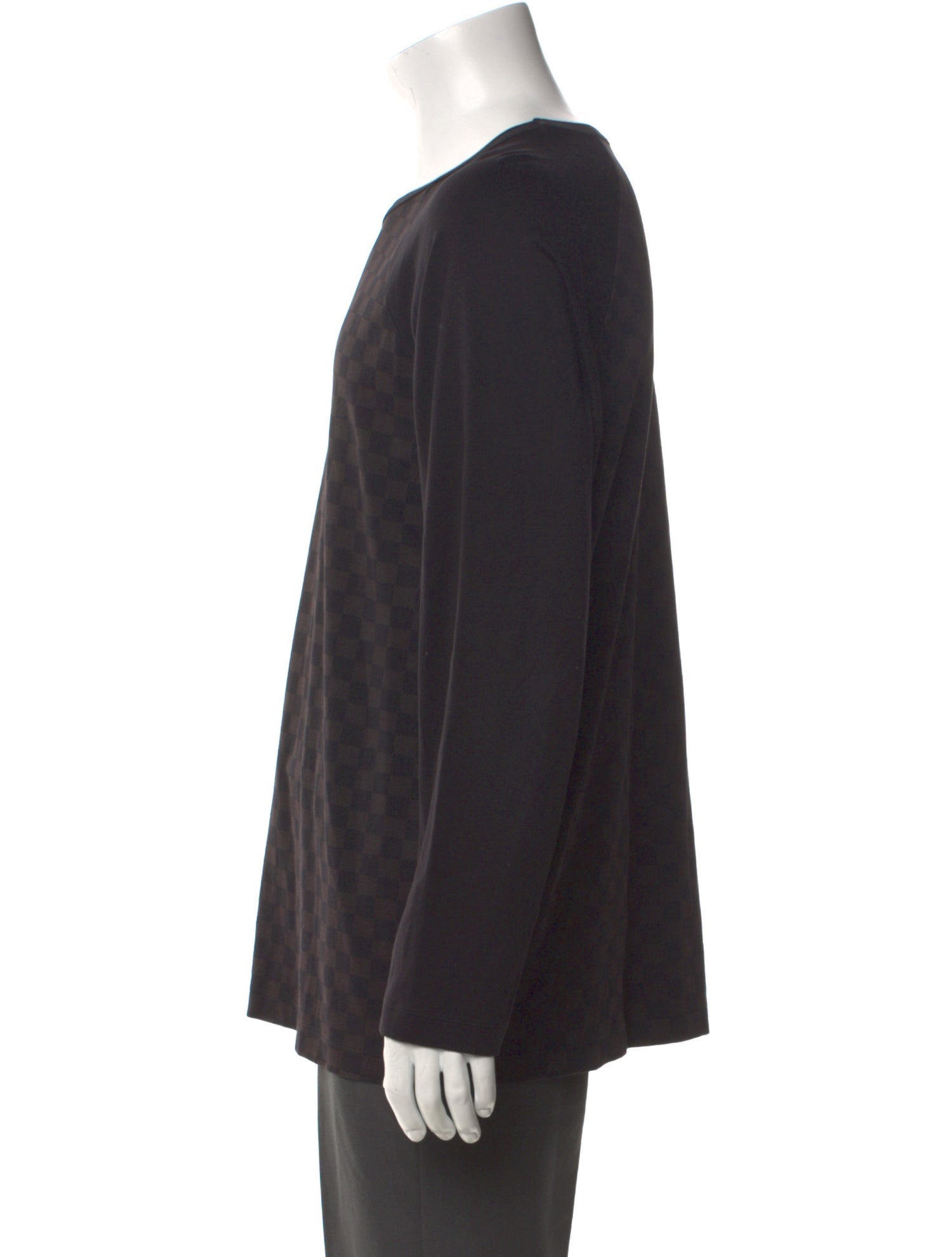 Louis Vuitton 2010 Damier Ebene Pattern T-Shirt