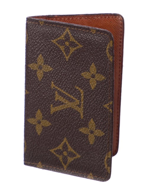 Louis Vuitton LV Monogram Coated Canvas Card Case
