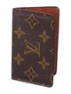 Louis Vuitton LV Monogram Coated Canvas Card Case