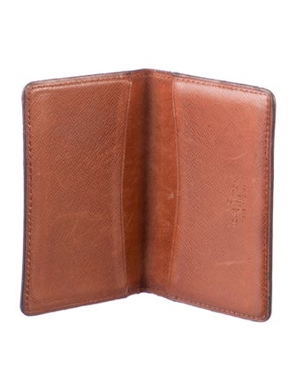 Louis Vuitton LV Monogram Coated Canvas Card Case