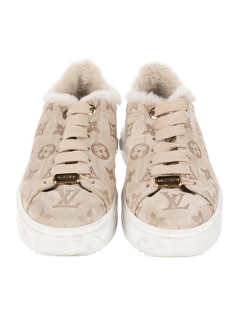 Louis Vuitton LV Monogram Suede Sneakers