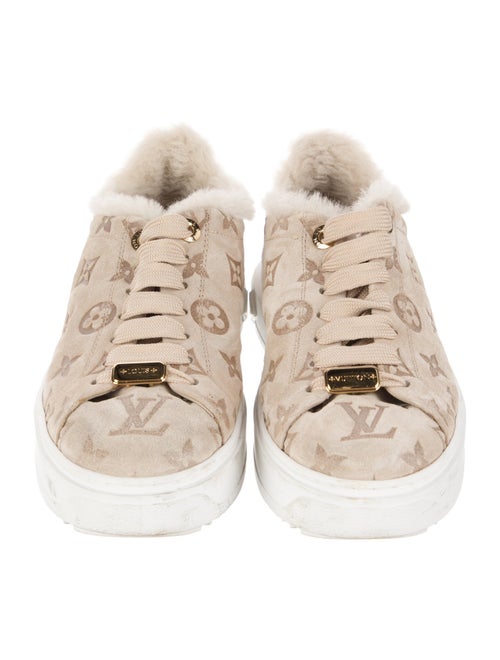 Louis Vuitton LV Monogram Suede Sneakers