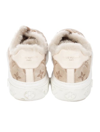 Louis Vuitton LV Monogram Suede Sneakers