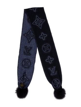 Louis Vuitton Cashmere LV Monogram Scarf