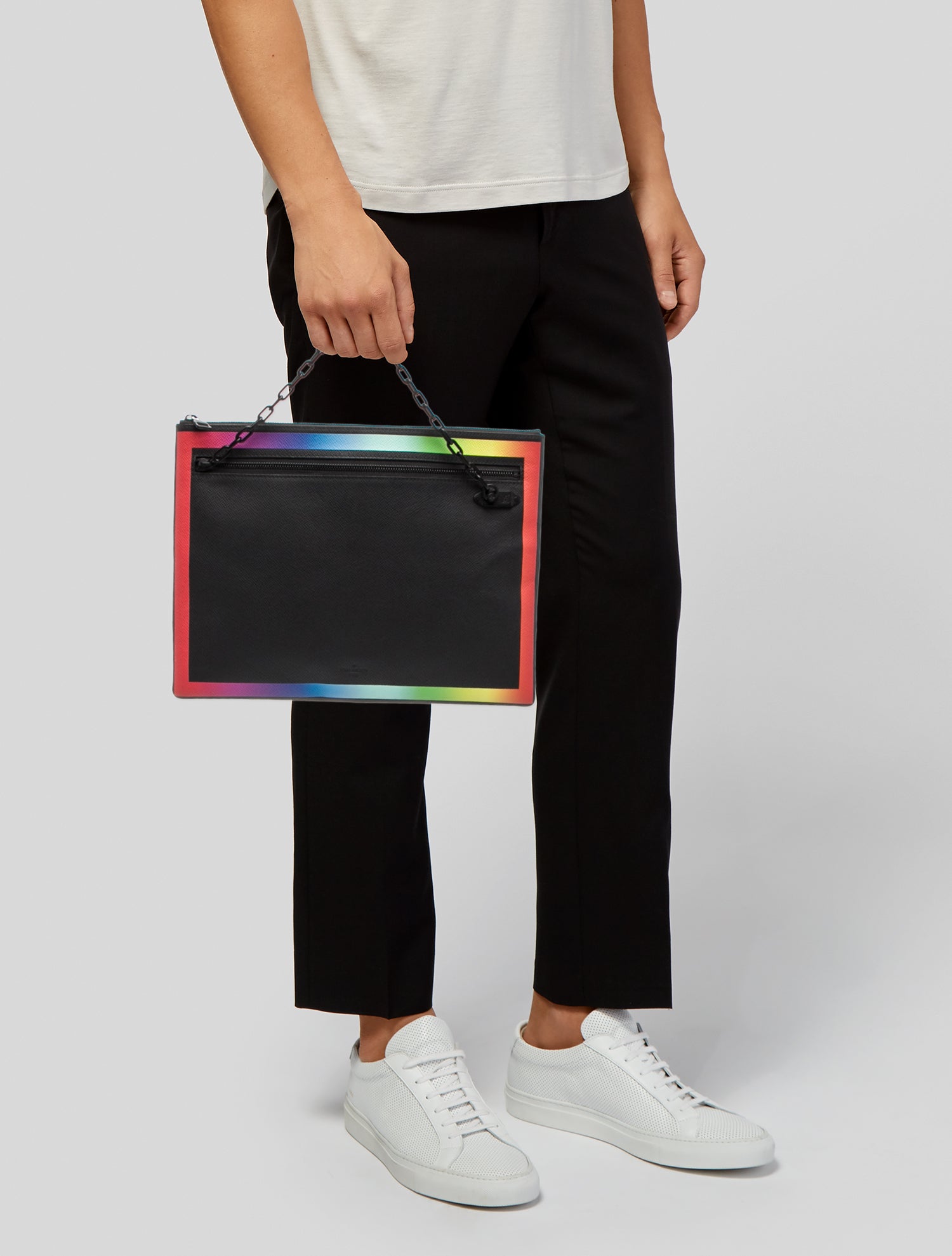 Louis Vuitton Canvas Taïga Rainbow Pochette A4