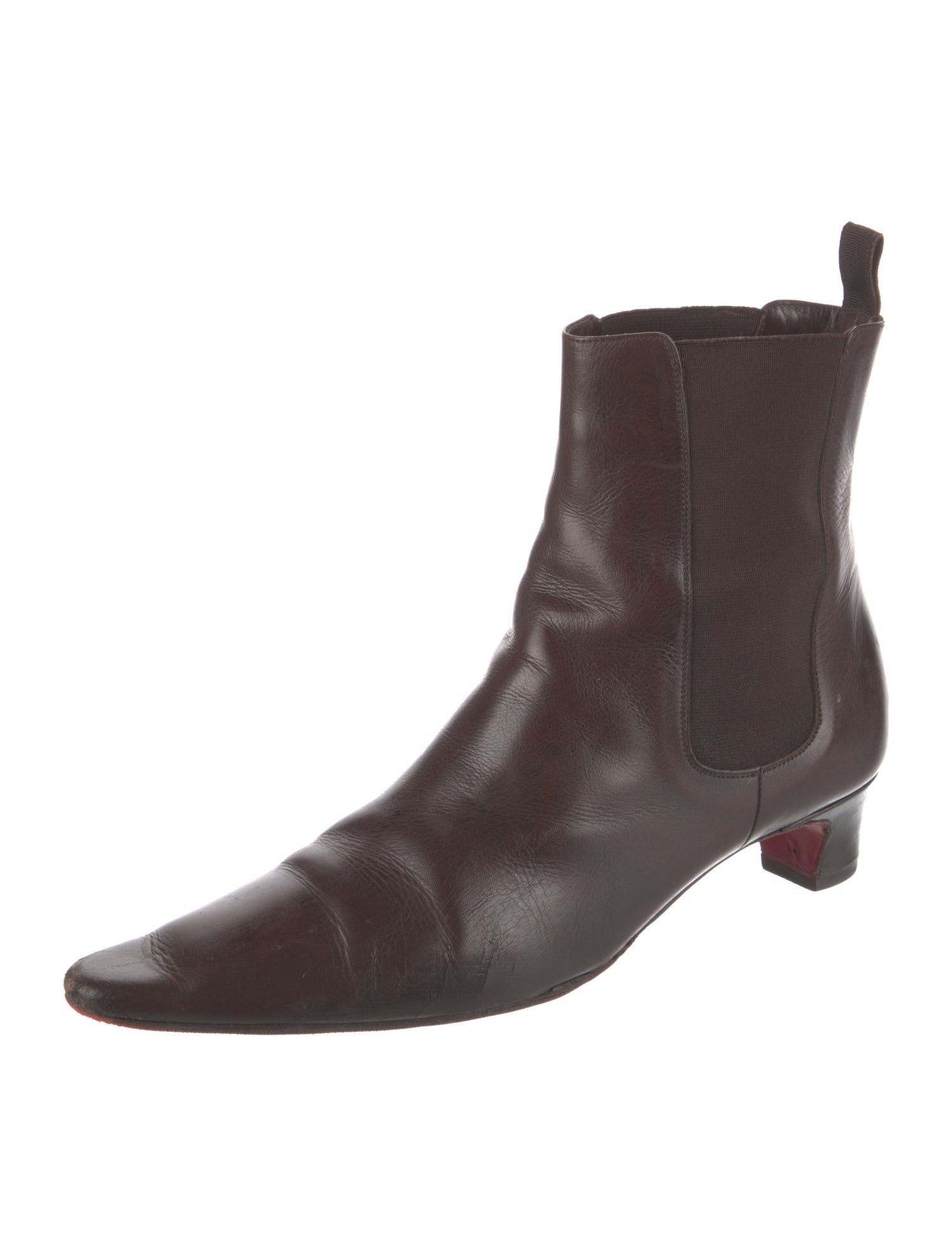 Christian Louboutin Leather Chelsea Boots