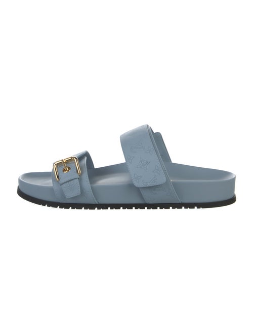 Louis Vuitton LV Monogram Leather Slides