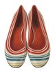 Louis Vuitton Leather Striped Ballet Flats