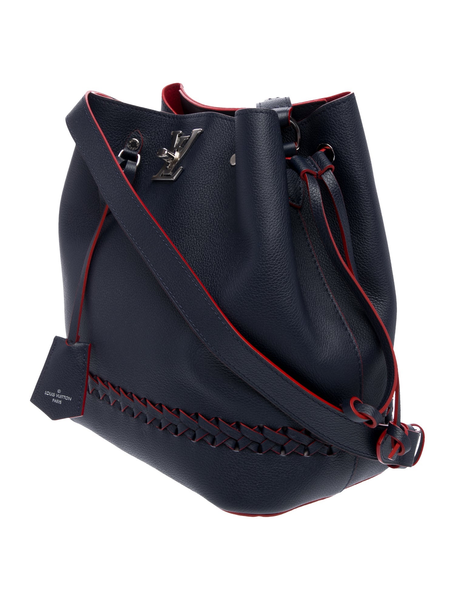 Louis Vuitton Taurillon Leather Lockme Bucket Bag