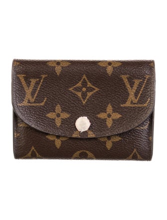 Louis Vuitton Monogram Pattern Coated Canvas Rosalie Coin Purse