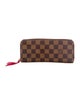 Louis Vuitton 2019 Damier Ebene Pattern Clemence Wallet