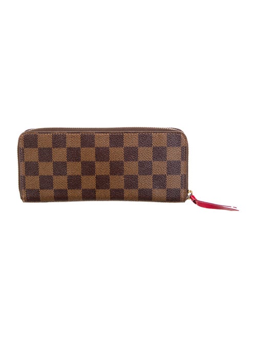 Louis Vuitton 2019 Damier Ebene Pattern Clemence Wallet