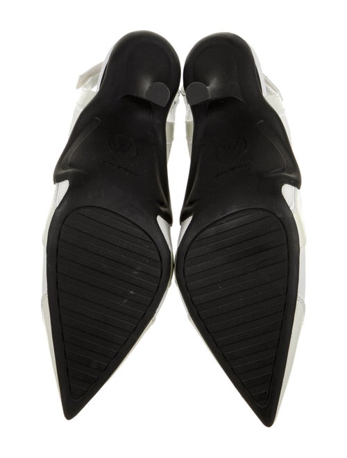 Louis Vuitton LV Monogram Leather Slingback Pumps