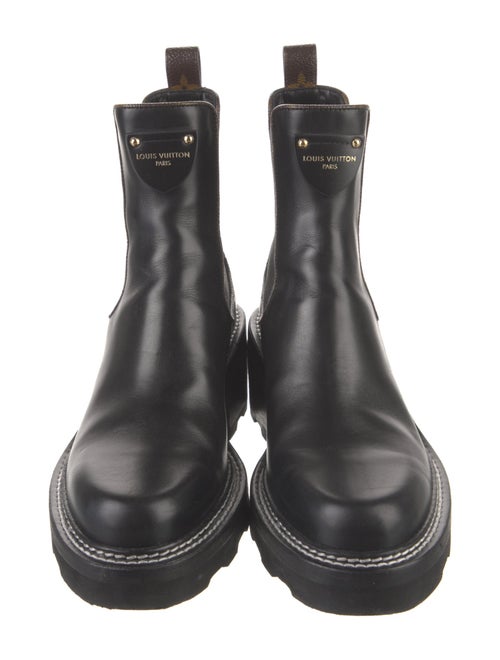 Louis Vuitton LV Monogram Leather Chelsea Boots