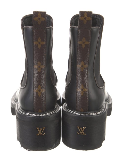 Louis Vuitton LV Monogram Leather Chelsea Boots
