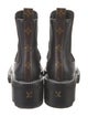 Louis Vuitton LV Monogram Leather Chelsea Boots