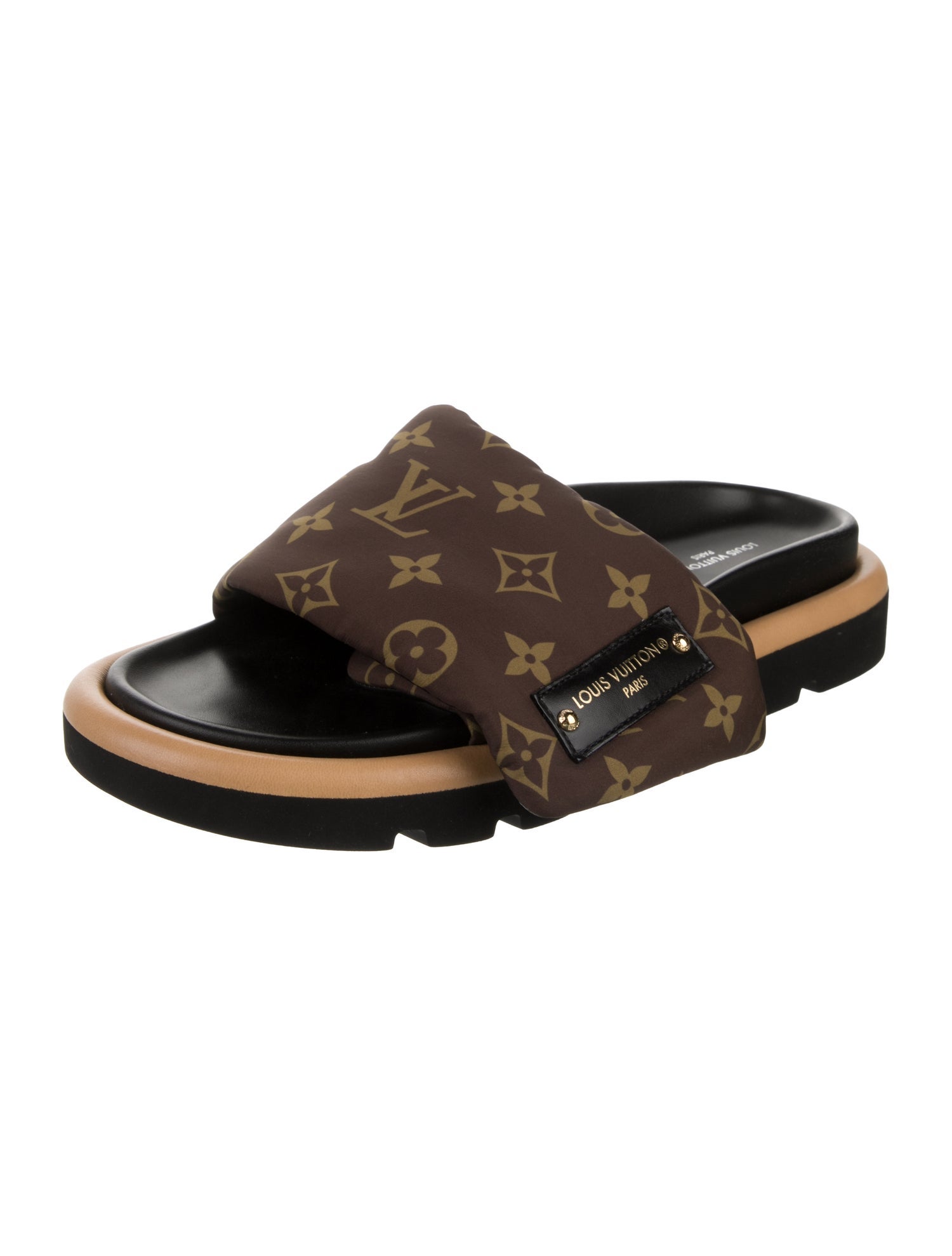 Louis Vuitton Monogram Pattern Nylon Slides