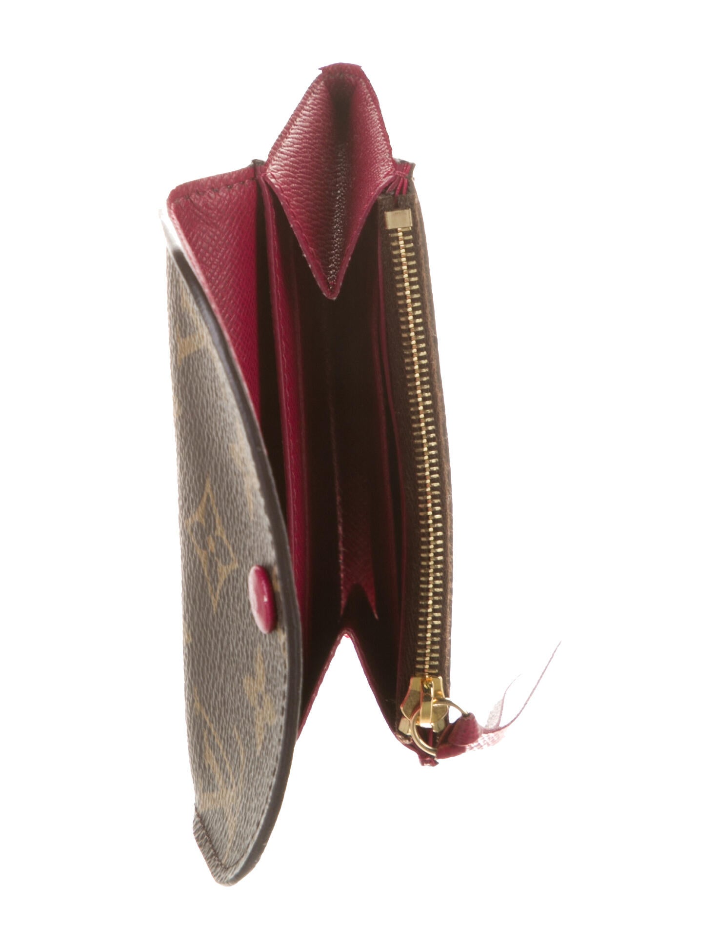 Louis Vuitton LV Monogram Coated Canvas Rosalie Coin Purse