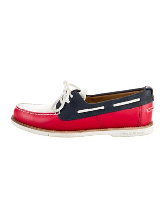 Louis Vuitton Leather Boat Shoes