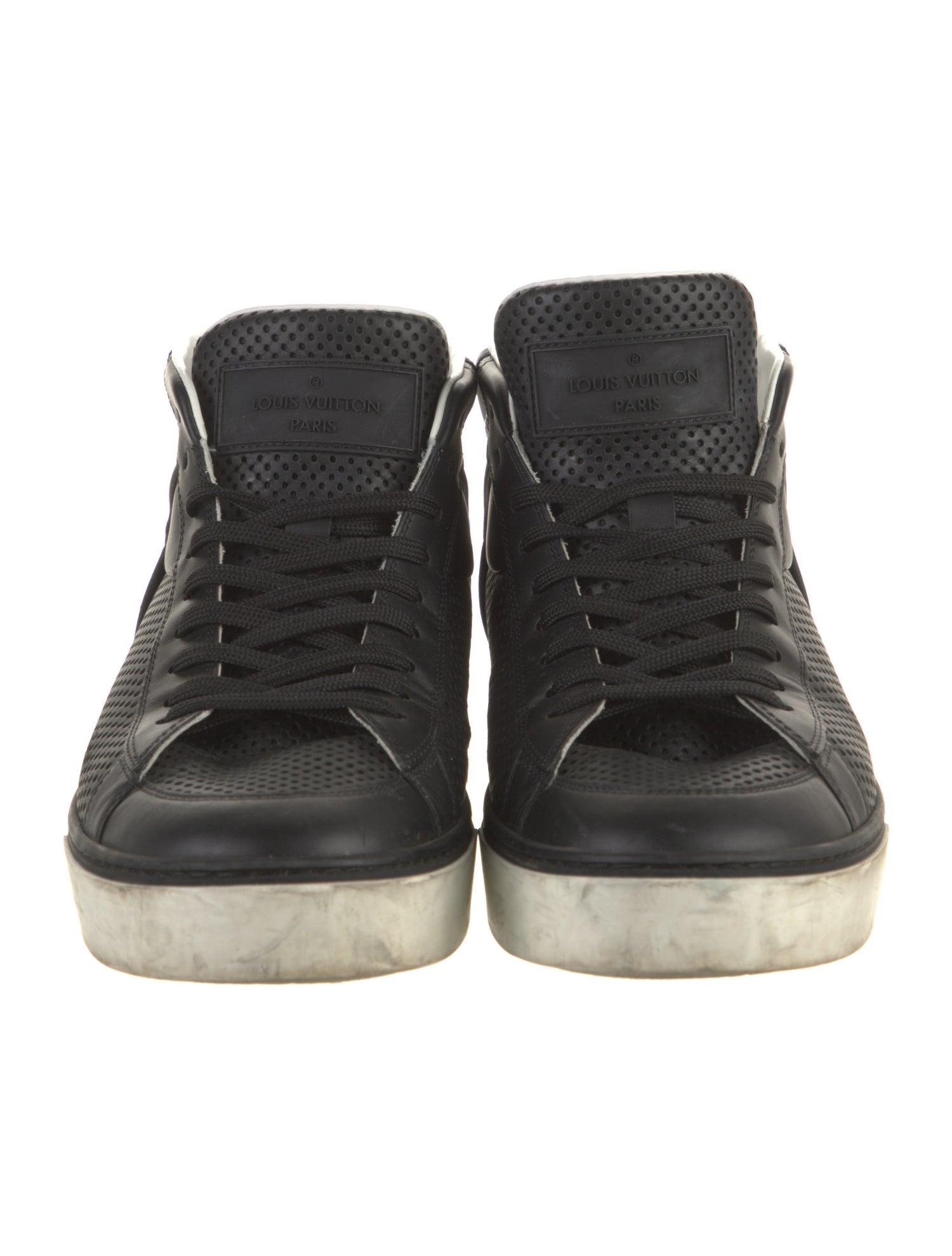 Louis Vuitton Damier Graphite Pattern Leather Sneakers