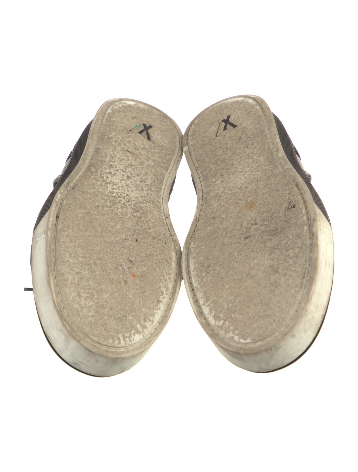 Louis Vuitton Damier Graphite Pattern Leather Sneakers