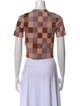 Louis Vuitton 2023 Plaid Print Crop Top