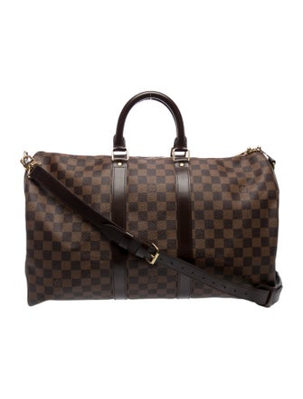 Louis Vuitton Damier Ebene Keepall Bandouliere 45