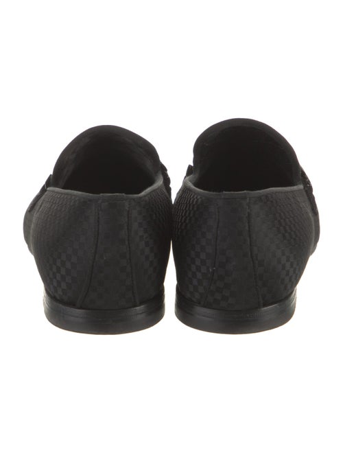 Louis Vuitton Satin Chain-Link Accents Dress Loafers