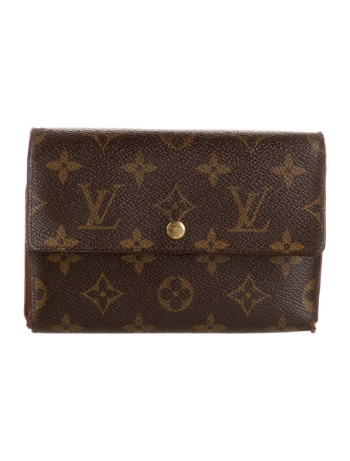 Louis Vuitton 1998 LV Monogram Porte-Trésor Étui Papier Wallet