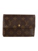 Louis Vuitton 1998 LV Monogram Porte-Trésor Étui Papier Wallet