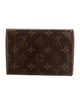 Louis Vuitton 1998 LV Monogram Porte-Trésor Étui Papier Wallet