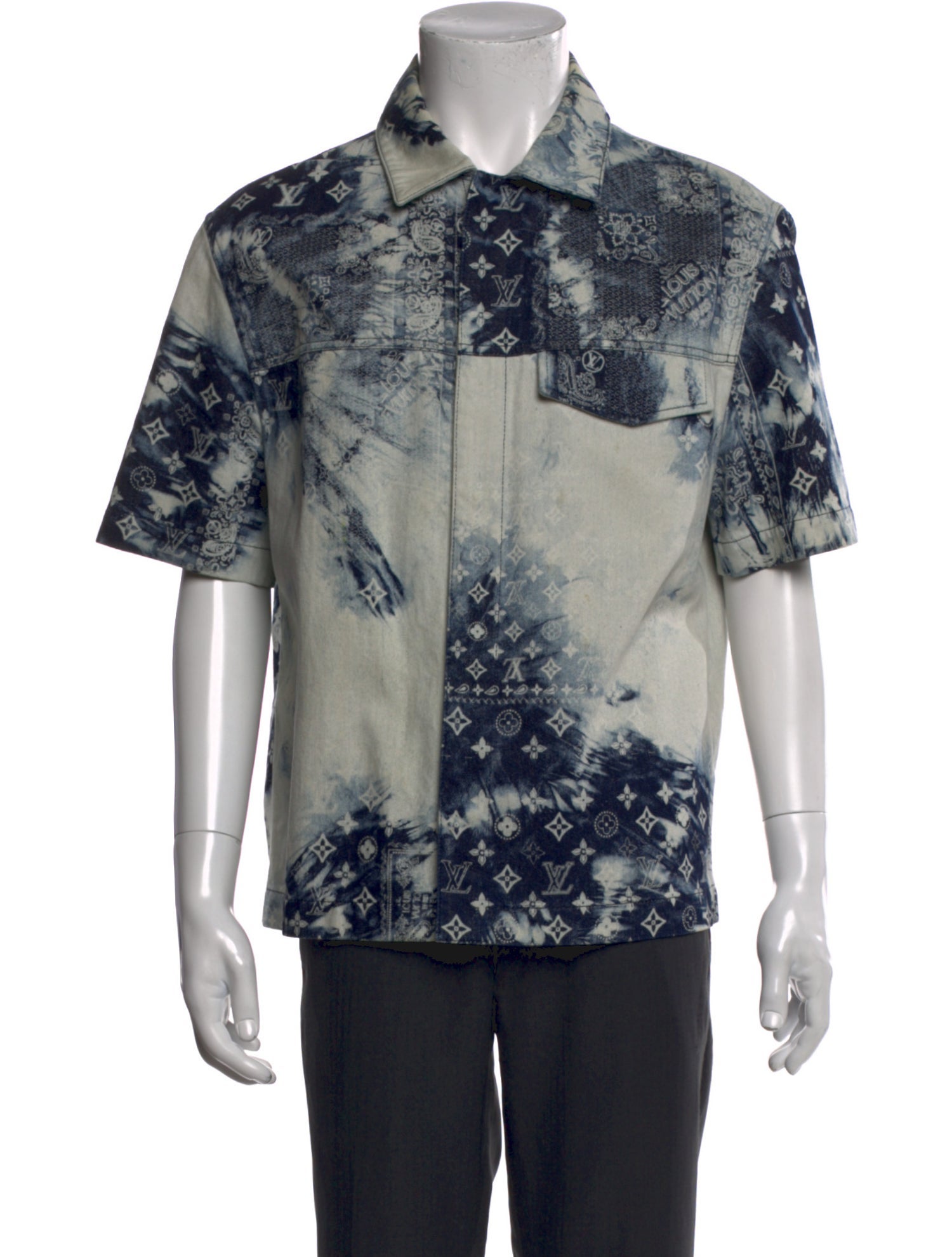 Louis Vuitton 2022 LV Monogram Denim Shirt