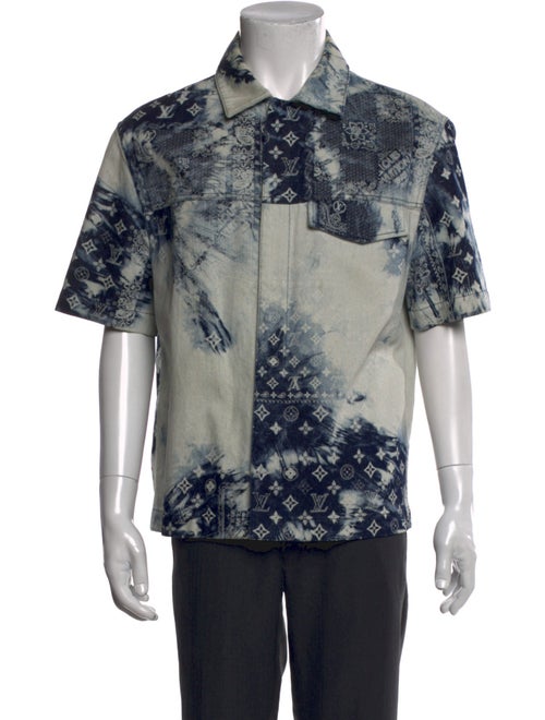 Louis Vuitton 2022 LV Monogram Denim Shirt