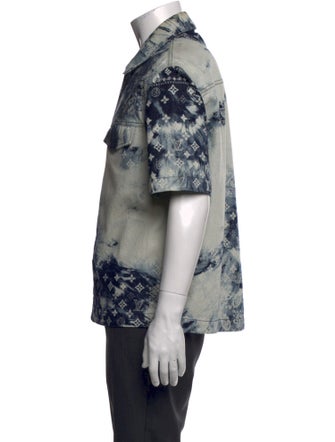 Louis Vuitton 2022 LV Monogram Denim Shirt